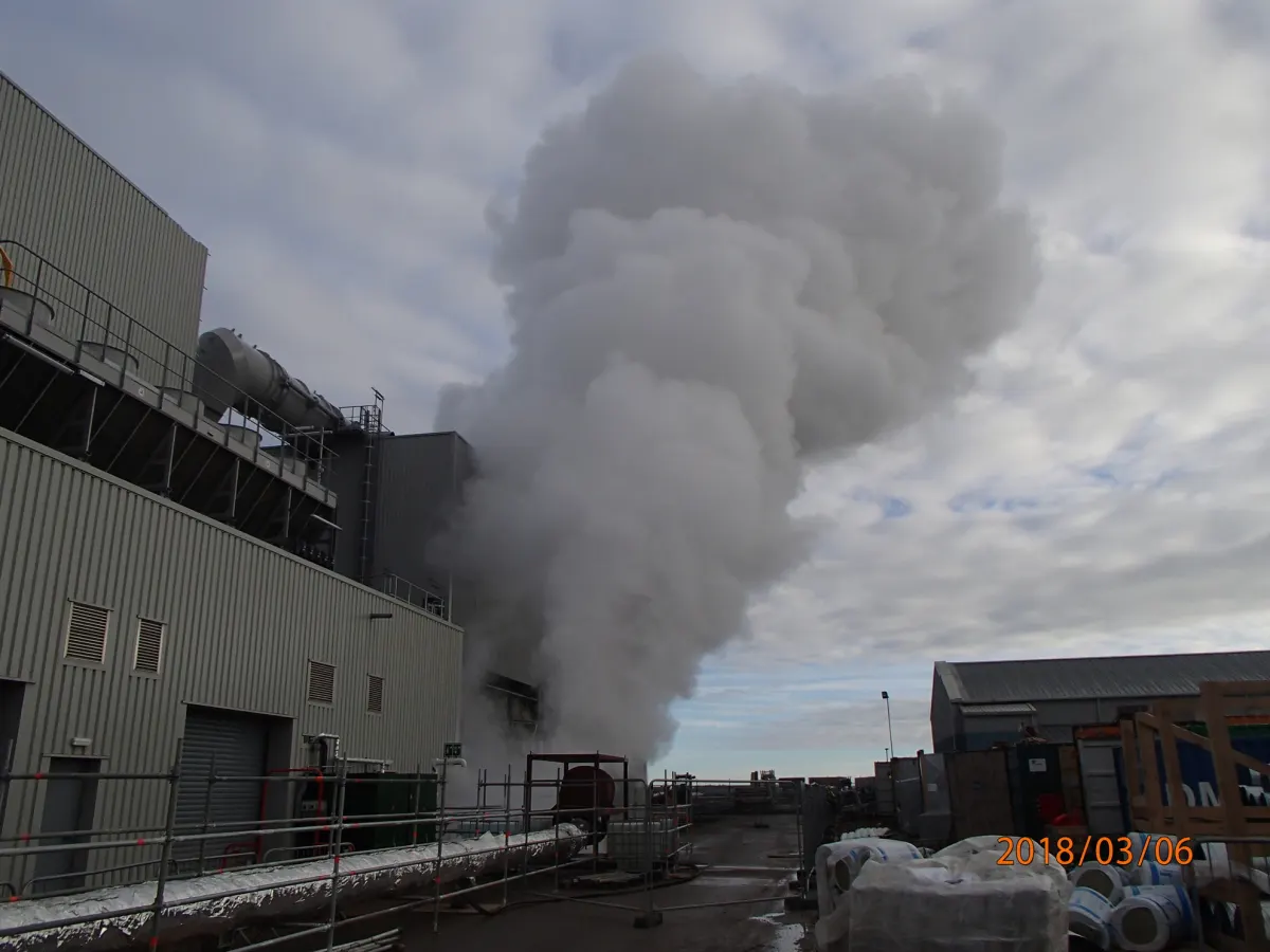 Kent Renewable Energy at final stage at start of test and commissioning