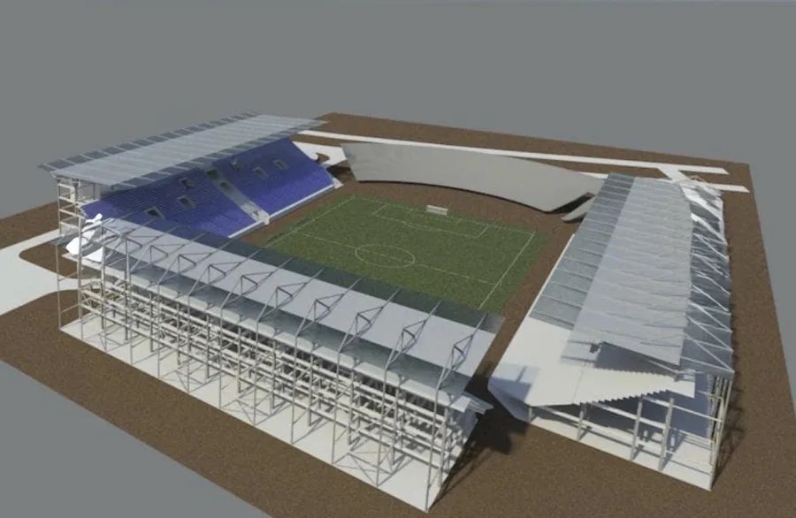 Canopy of the Central Grandstand, Georgi Asparuhov Stadium