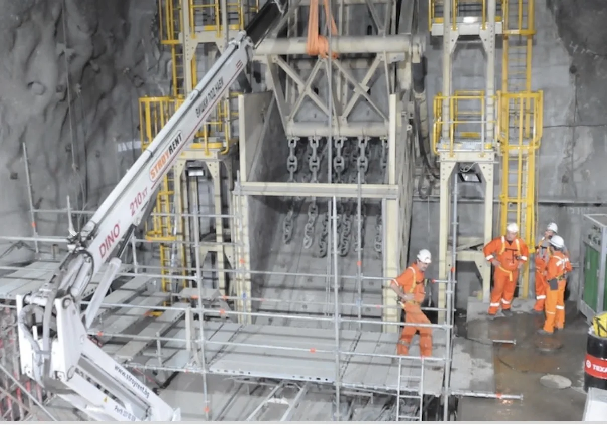 Underground Ore Crushing, Sorting and Transportation Facility